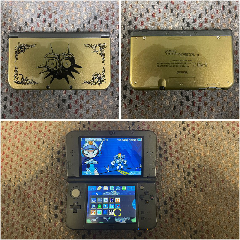 'New' Nintendo 3DS XL / LL Console with 128gb PLUS Upgraded USB Charger & Stylus