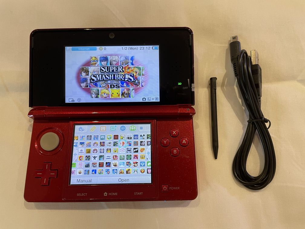 Nintendo 3DS Original Console with 128gb PLUS Upgraded USB Charger & Stylus - Image 4
