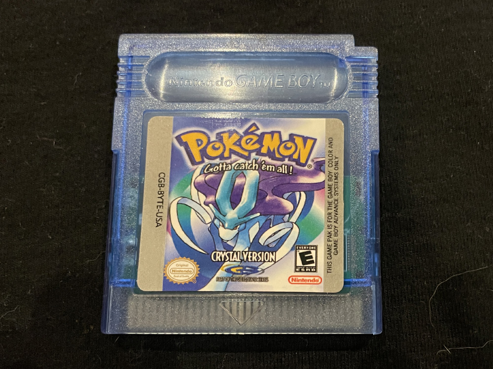 Nintendo Gameboy Color Pokemon Crystal Cartridge GBC