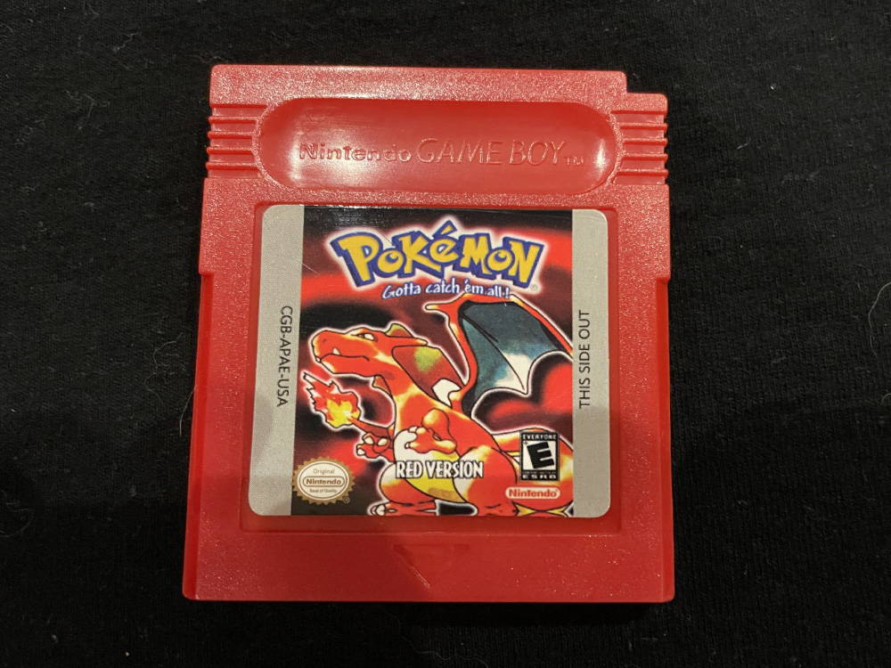 Nintendo Gameboy Color Pokemon Red Cartridge GBC