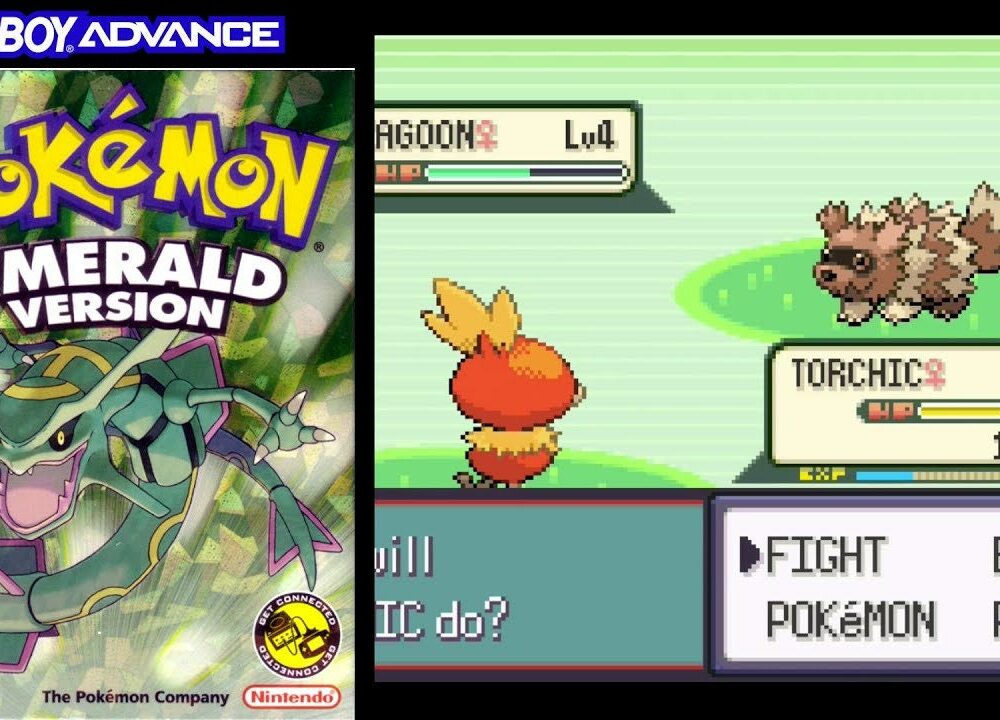 Alternative view of Pokemon Emerald - Gameboy Advance - Worldwide Shipping - GBA - Childhood Video Game
