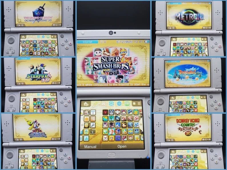 Alternative view of 3DS Mail in Modding Service - 128gb 256gb 512gb for Nintendo ALL 3DS 2DS Models XL , 'new', 2DS - 5000+ Games + Emulators + Apps - Region Free - NDS